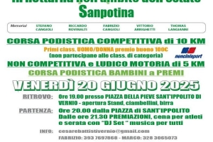 ATTRAVERSO IL VERDE DELLA VALBISENZIO - S.Ippolito Vernio 20 giugno 2025 ore 19.00