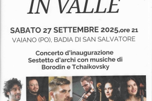 CLASSICA IN VALLE - Badia di Vaiano - 27/9/25 ore 21.00