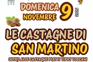 Domenica 9 novembre "Le Castagne di San Martino", Luciana, Vernio Domenica 9 novembre "Le Castagne di San Martino", Luciana, Vernio