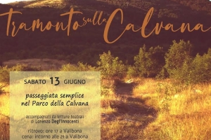 TRAMONTO SULLA CALVANA 13/6/26 ORE 17.00 Valibona
