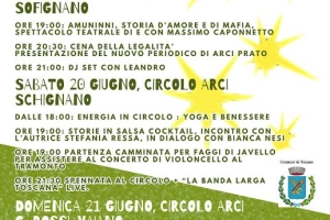 FESTE ARCI - Circoli di Vaiano - 18/21 giugno 2026