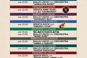 CARMIGNANELLO IN FESTA - 2-12 luglio 2026 ore 21.00