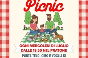 SOCIAL PICNIC - Parco Albereta Vernio - 8/15/22/29 luglio 2026 ore 19.30