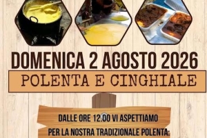 POLENTA E CINGHIALE - Montepiano - 2/8/26 ore 12.00