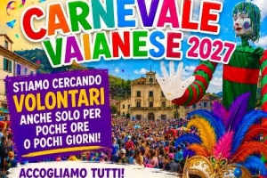 CARNEVALE VAIANESE cerca volontari - Settembre 2026