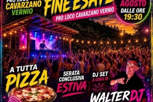 FESTA FINE ESTATE - Cavarzano - 29/8/26 ore 19.30