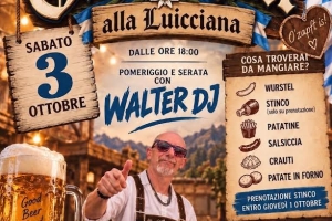 OKTOBER FEST - Luicciana - 3/10/26 ore 18.00