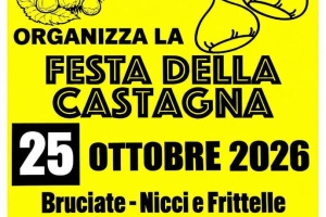 FESTA DELLA CASTAGNA - Vernio - 25/10/26 intera giornata