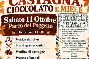 SAGRA DELLE CASTAGNE CIOCCOLATO E MIELE - Montepiano - 11/10/26 ore 11.00