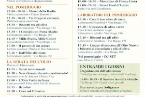 OLEARIA -Le vie dell'olio - Vaiano 14 e 15/11/26