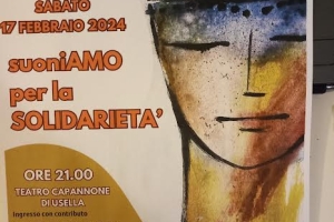 SUONIAMO per la SOLIDARIETA' - Capannone Usella - 17  Febbraio 2024