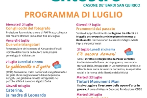 APRITI CHIOSTRO - Vernio - Appuntamenti di luglio 2025