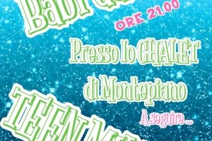 BABY DANCE Chalet Montepiano 20/2/26 ore 21.00
