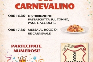FESTA DEL CARNEVALINO -  S.Ippolito Vernio 21/2/26 ore 16.30
