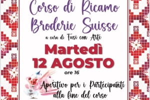 CAVARZANO - Corso di ricamo - 12/8/25 ore 16.00