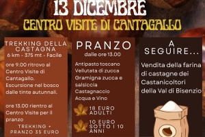 FESTA DELLA CASTAGNA -Centro visite Cantagallo -13/12/25 - ore 9.00