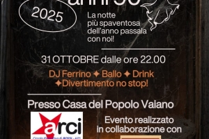 HALLOWEEN NIGHT PARTY ANNI 9O - CDP Vaiano - 31/10/25 ore 22.00