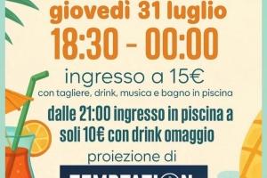 POOL PARTY - Piscina Vernio - 31/7/25 ore 18.30