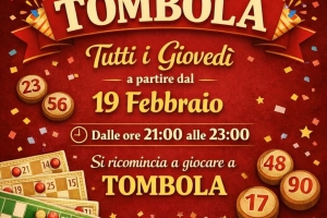 TOMBOLA - tutti i giovedi -Circolo Sofignano - ore 21.00