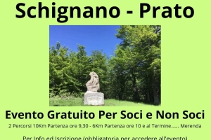 TREKKING SCHIGNANO - PRATO  19/10/25 ore 9.30