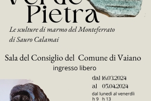 VERDE PIETRA -Sala Consiglio Comune Vaiano - 16/3 - 05/04/24